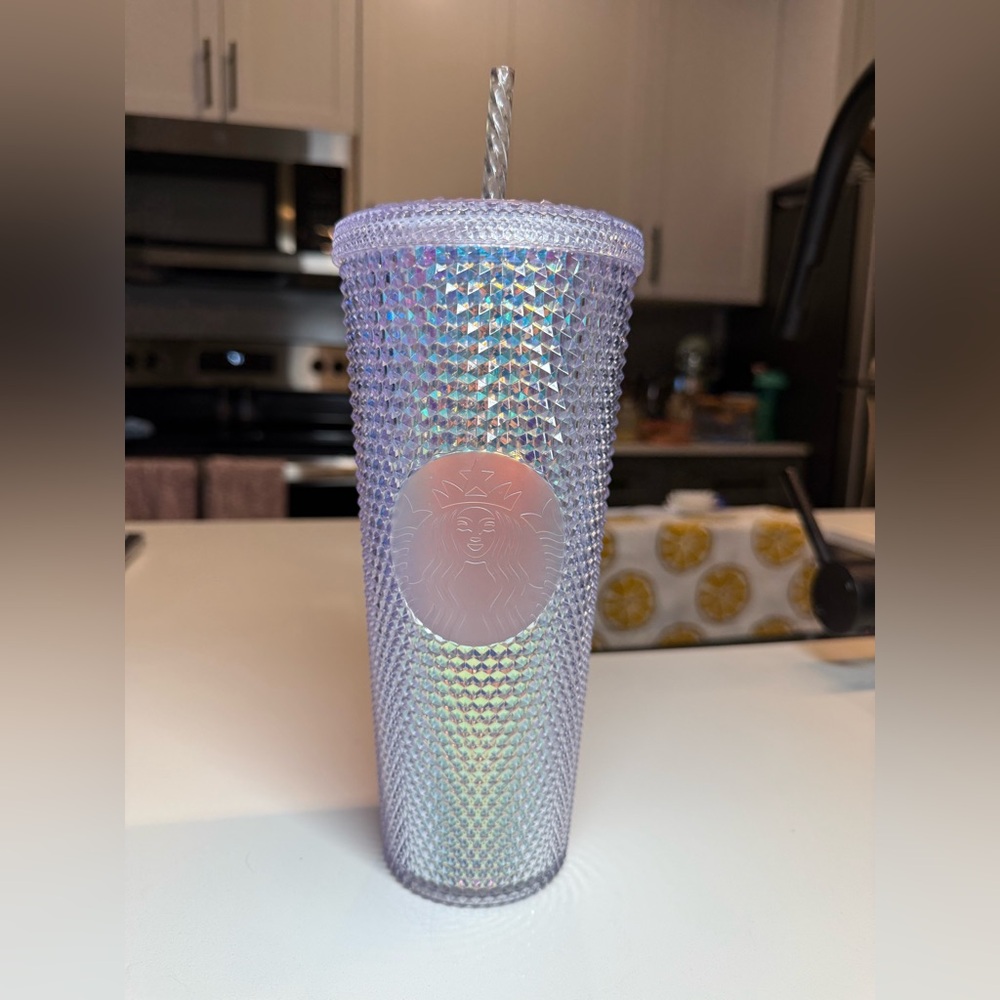 Starbucks Iridescent Tumbler with Straw
